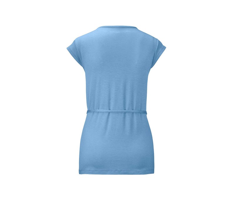 Tchibo Women 2 Pieces Printed Pajamas Set, Blue Combo - Image 4